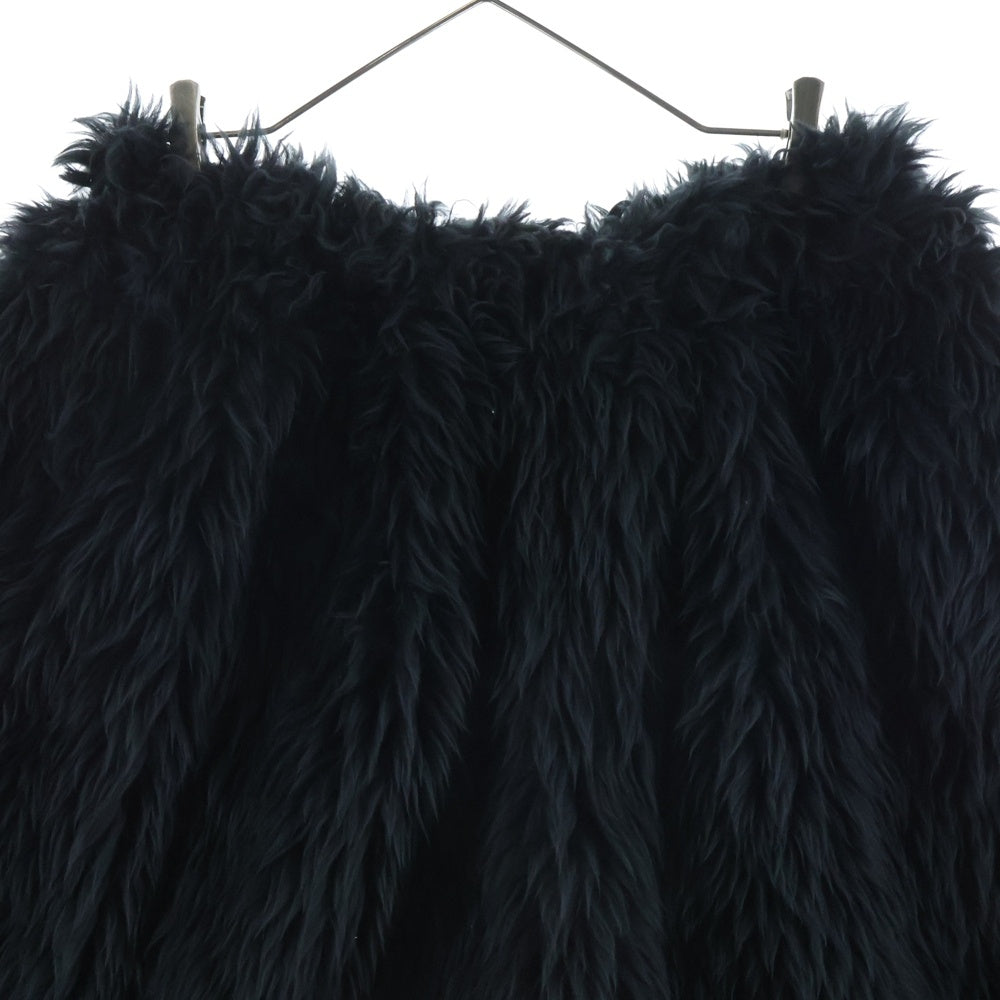 COMME des GARCONS(コムデギャルソン) 23AW AD2023 本ライン ドローストリング フェイクファー ショートパンツ ブラック GL-P011