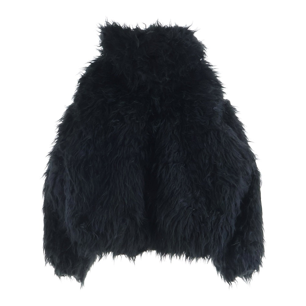 SUPREME(シュプリーム) 25AW ×Y's by Yohji Yamamoto Faux fur Jacket ワイズ バイ ヨージヤマモト フーデッド ジップアップ ジャケット ブラック