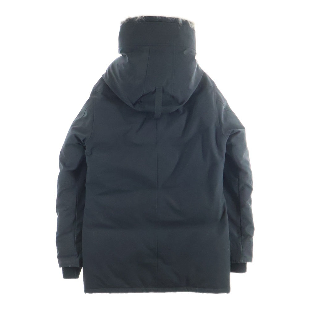 CANADA GOOSE(カナダグース) JASPER PARKA ジャスパー パーカ ダブルポケット ジップアップ ファー付きダウンジャケット ブラック 3438JM