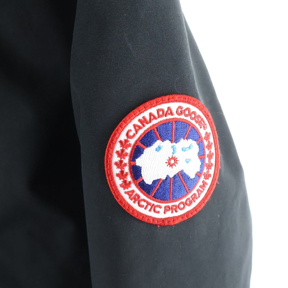 CANADA GOOSE(カナダグース) JASPER PARKA ジャスパー パーカ ダブルポケット ジップアップ ファー付きダウンジャケット ブラック 3438JM