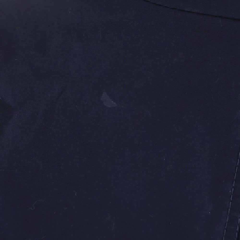 VALENTINO GARAVANI(ヴァレンチノガラヴァーニ) フロントワッペン 裏地ストライプ リバーシブル トレンチコート ネイビー