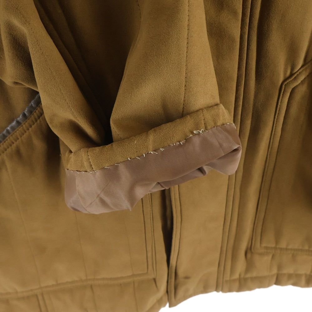 NO BRAND(ノーブランド) URBAN EXPRESS (アーバンエクスプレス)マルチポケット フェイクレザージャケット ブラウン 9521001