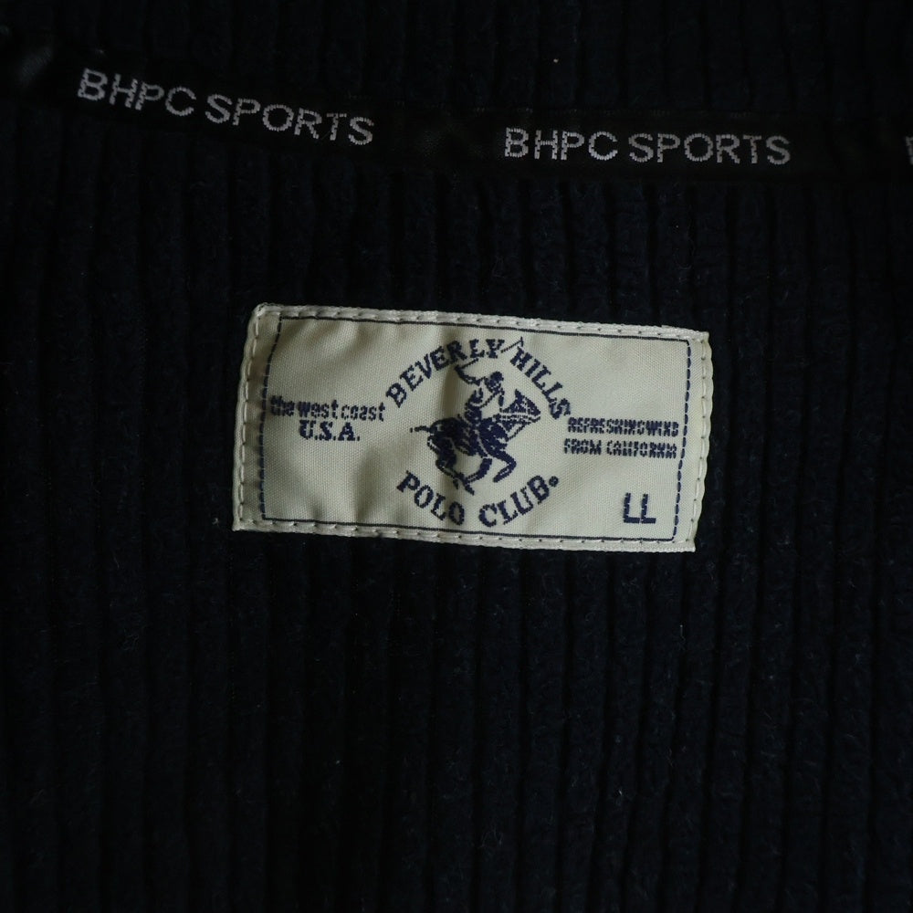 NO BRAND(ノーブランド) BEVERLY HILLS POLO CLUB (ビバリーヒルズポロクラブ) コーデュロイ ジップアップトラックジャケット ホワイト