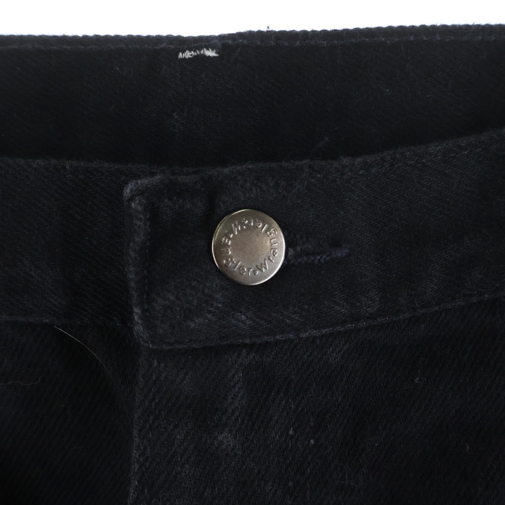Wrangler(ラングラー) 90S VINTAGE DEADSTOCK REヴィンテージ デットストック ジップアップ ワイドデニムパンツ ブラック 97609CB