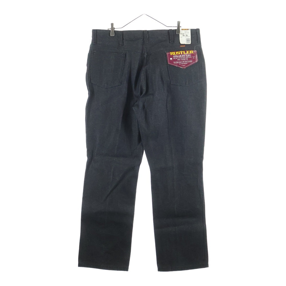 VINTAGE(ヴィンテージ) 80S RUSTLER VINTAGE DEADSTOCK REGULAR FIT ラスラー ヴィンテージ デットストック レギュラーフィット ジップアップ デニムパンツ ブラック 87621UB