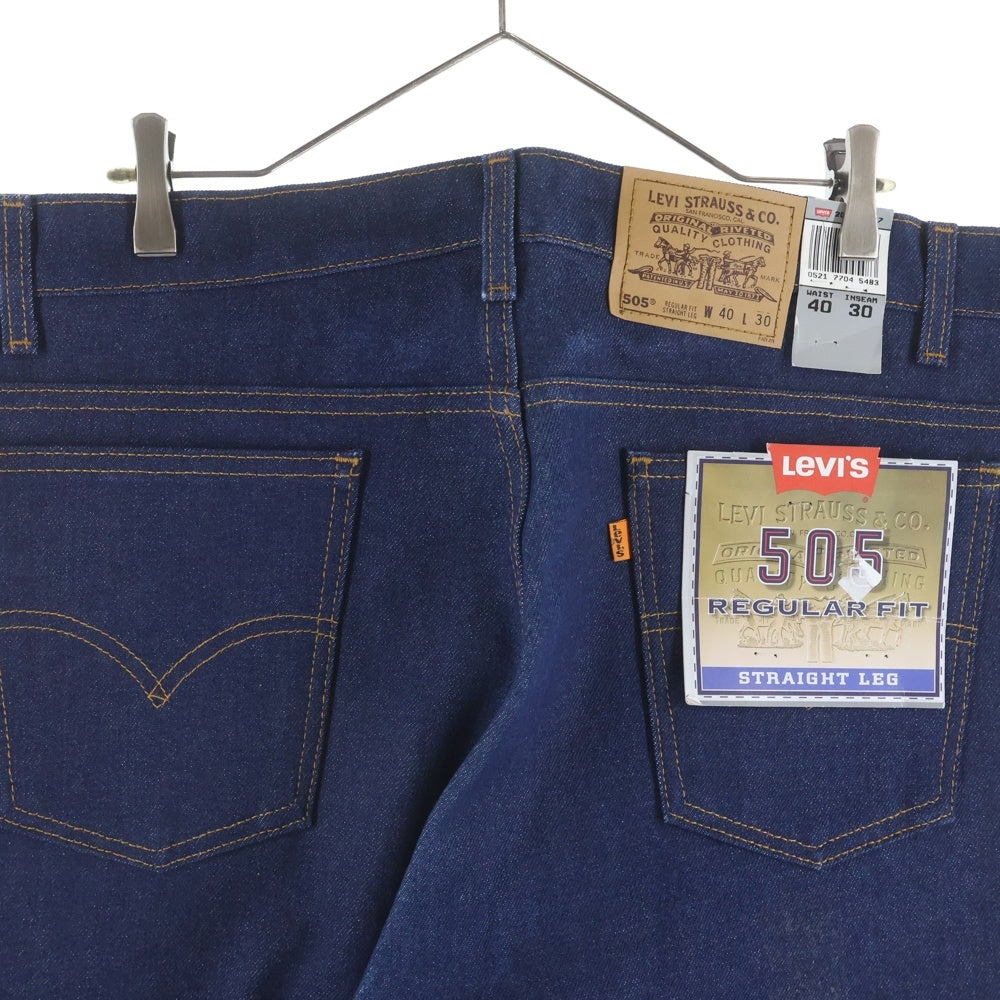 Levi's(リーバイス) 90S VINTAGE DEADSTOCK 505 REGULAR FIT STRAIGHT LEG デットストック USA製 レギュラー フィット ストレート オレンジタブ デニムパンツ 205050217