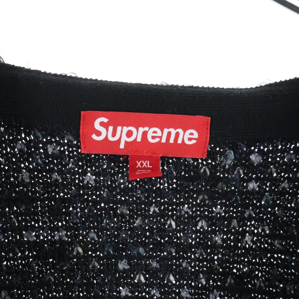 SUPREME(シュプリーム) 25AW Textured Cardigan テクスチャード ニット カーディガン ブラック