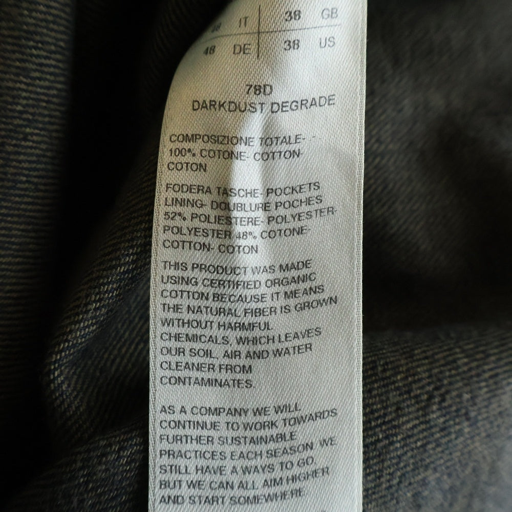 Rick Owens(リックオウエンス) 25AW FOGPOCKET OUTERSHIRT フォグポケット デニムシャツ インディゴ RU02E1237-FLW