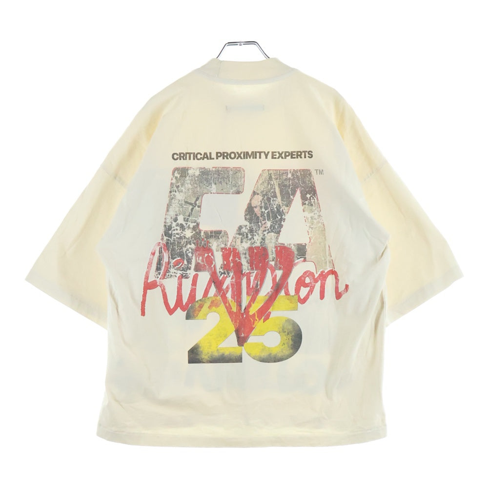 RRR123 RIVINGTON roi Rebis(リヴィントンロイレビス) 25SS CRITICAL PROXIMITY TEE クリティカル プロクシミティ Tシャツ ホワイト