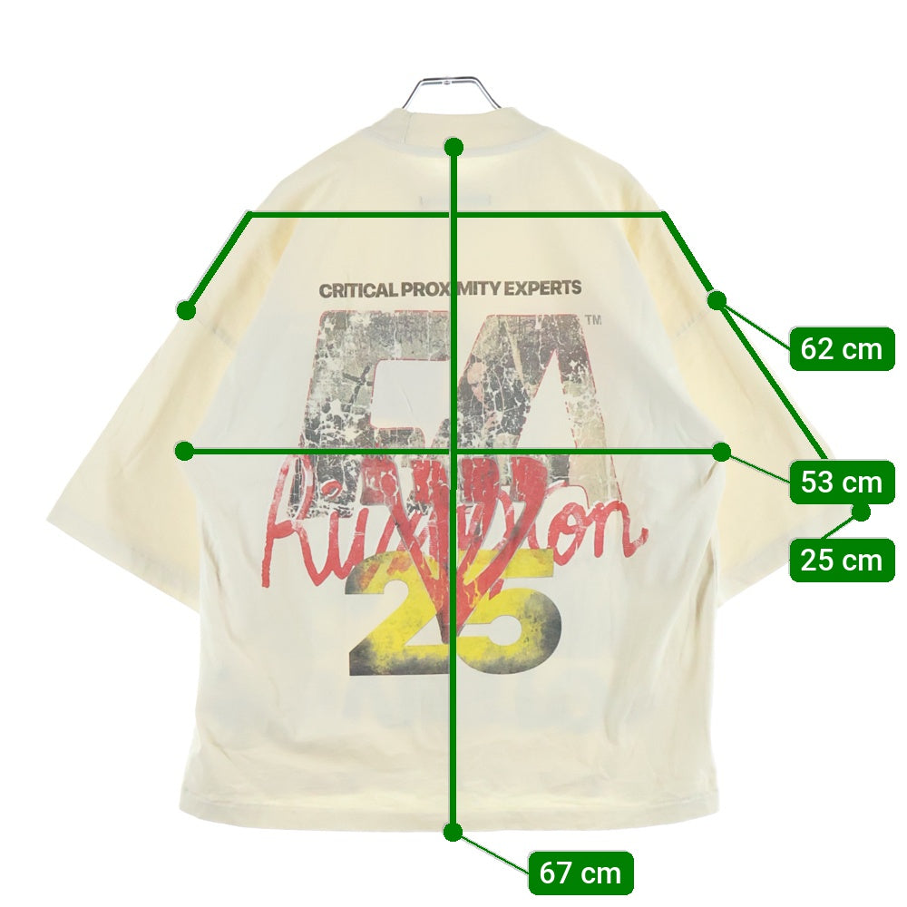 RRR123 RIVINGTON roi Rebis(リヴィントンロイレビス) 25SS CRITICAL PROXIMITY TEE クリティカル プロクシミティ Tシャツ ホワイト