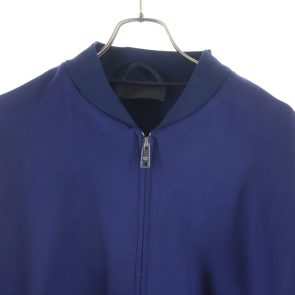 PRADA(プラダ) 21AW ボンディングボンバージャケット MA-1 ネイビー SGB928