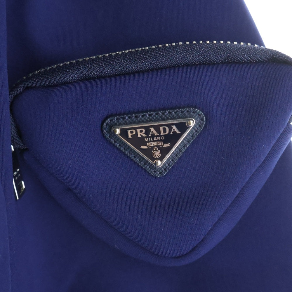 PRADA(プラダ) 21AW ボンディングボンバージャケット MA-1 ネイビー SGB928
