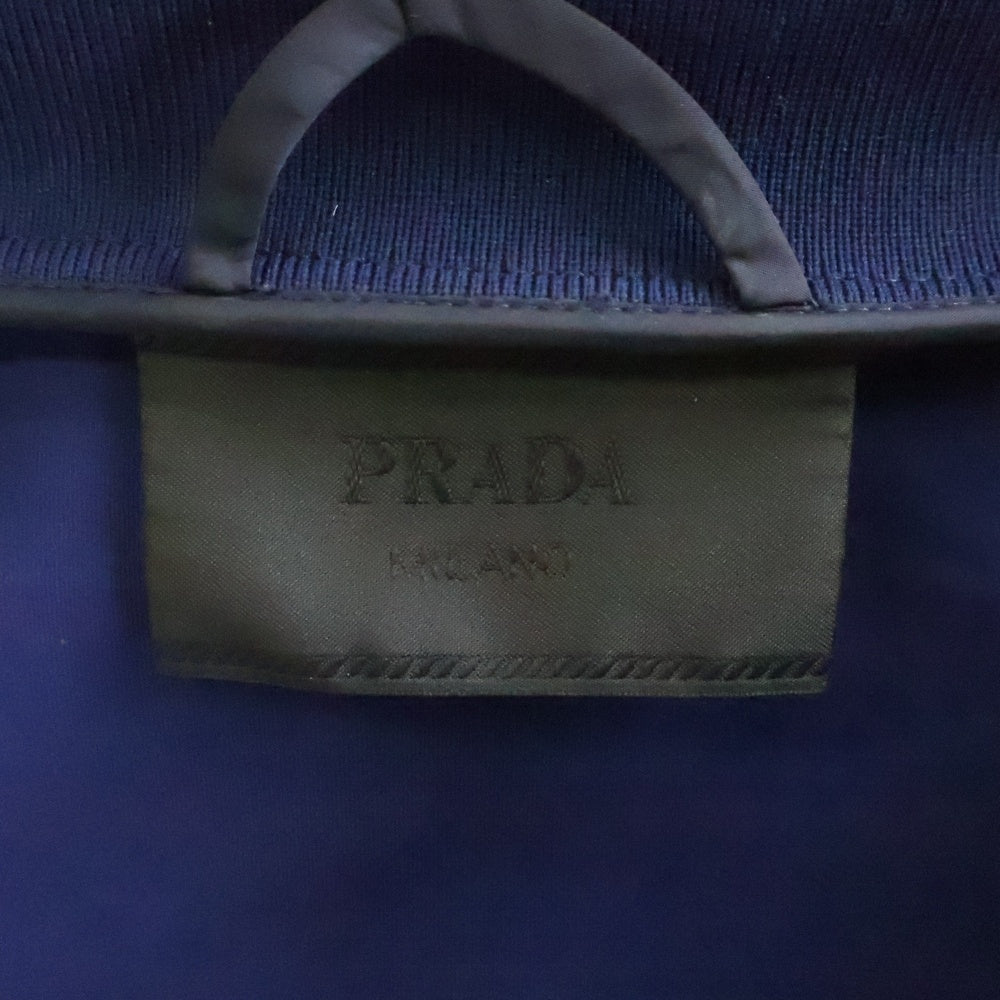 PRADA(プラダ) 21AW ボンディングボンバージャケット MA-1 ネイビー SGB928
