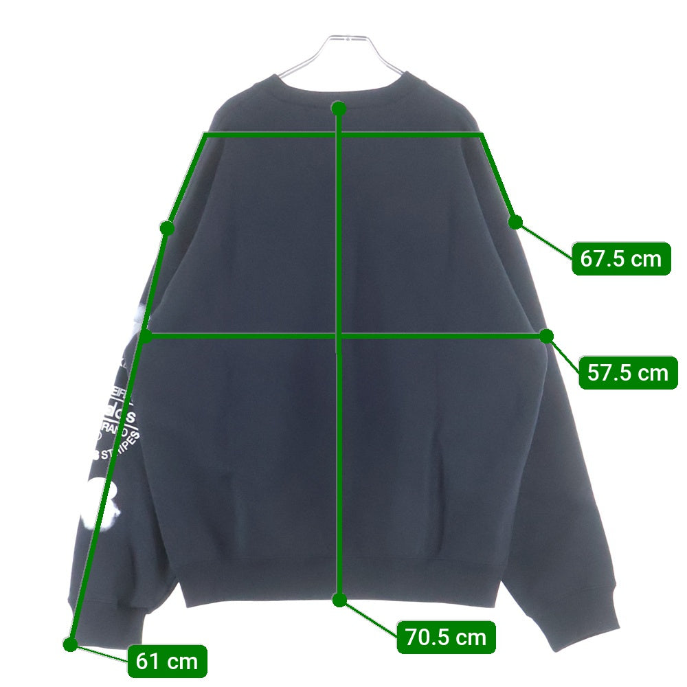 Y-3(ワイスリー) 25AW GRAPHIC CREW SWEAT グラフィッククルースウェット トレーナー ブラック JX4749