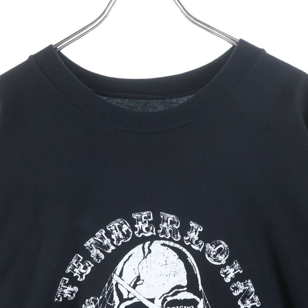 TENDERLOIN(テンダーロイン) T-TEE TILL DEATH DO US PART スカルプリントTシャツ ブラック