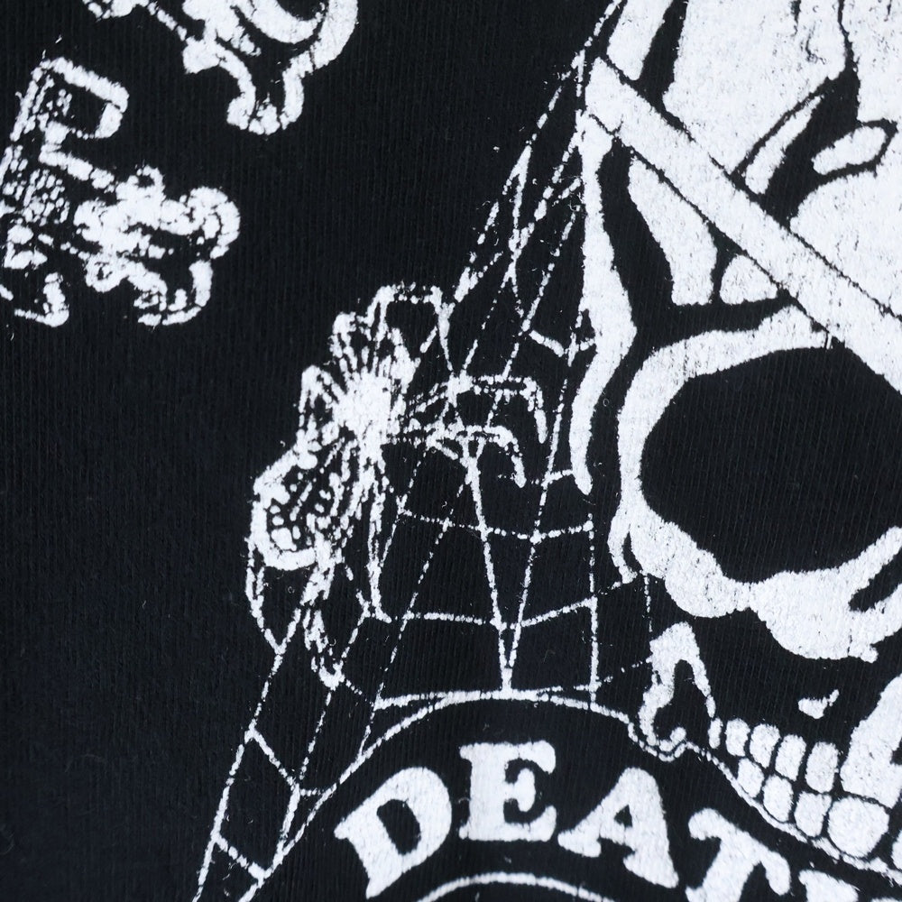 TENDERLOIN(テンダーロイン) T-TEE TILL DEATH DO US PART スカルプリントTシャツ ブラック