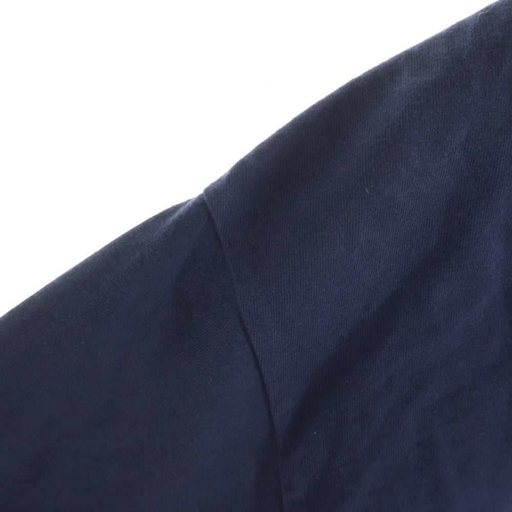 BALENCIAGA(バレンシアガ) 18AW BB LOGO T SHIRT BBロゴプリント クルーネック半袖Tシャツ カットソー ネイビー 535622 TAV04