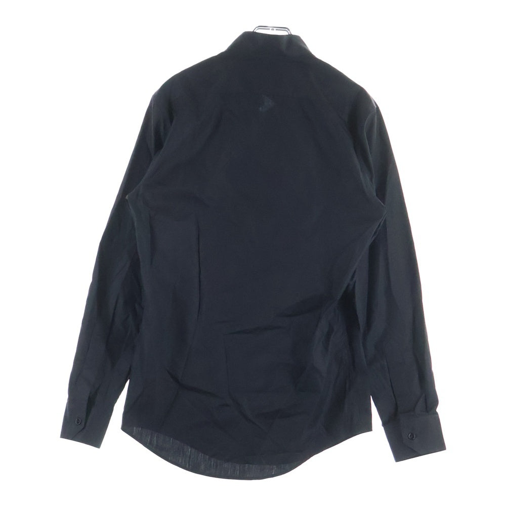 CELINE(セリーヌ) 23SS LOOSE SHIRT WITH INVERTED COLLAR IN COTTON POPLIN インバーテッドカラー コットンポプリン 長袖ルーズシャツ ブラック 2C913091F