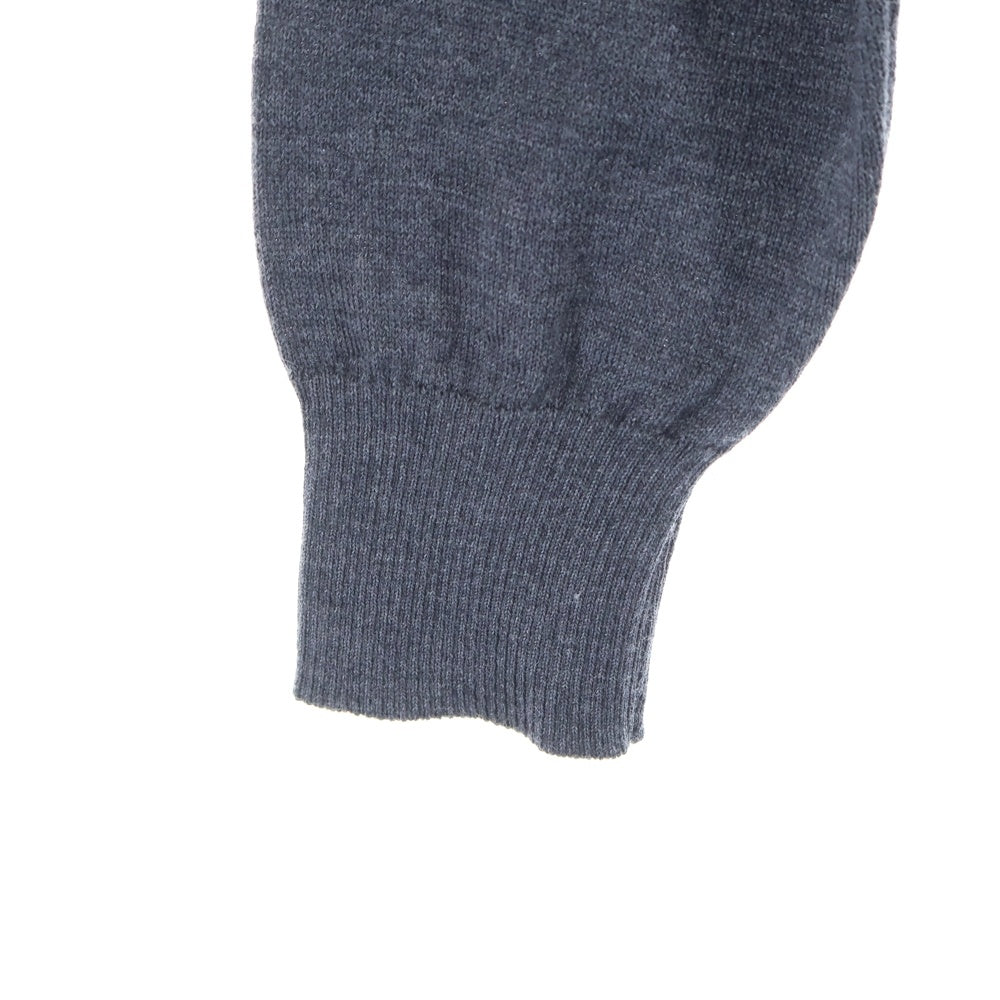 AMI Alexandre Mattiussi(アミアレクサンドルマテュッシ) Small Logo Sweater ウール クルーネック スモールロゴ ニットスウェット セーター グレー HKS111.KN0025