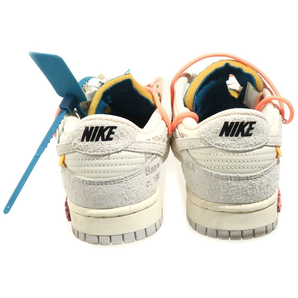 NIKE(ナイキ) ×OFF-WHITE DUNK LOW 1 of 50 Lot.19 オフホワイト ダンク ローカットスニーカー ホワイト US8/26cm DJ0950-119