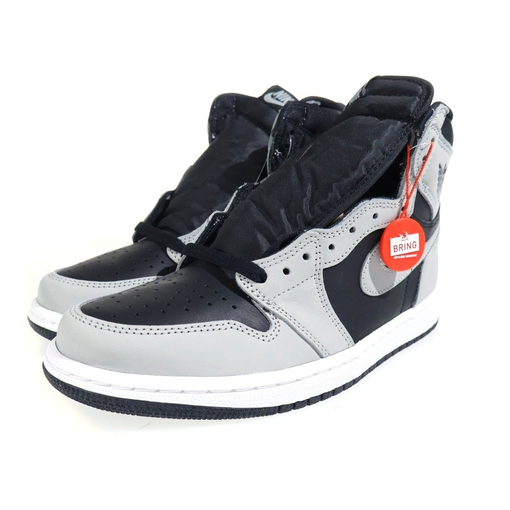 NIKE(ナイキ) AIR JORDAN 1 RETRO HIGH OG SHADOW 2.0 エアジョーダン1 シャドウ 2.0 ハイカットスニーカー US8/26cm グレー/ブラック 555088-035