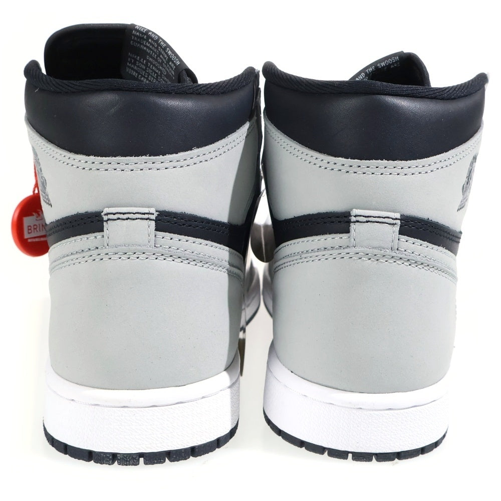 NIKE(ナイキ) AIR JORDAN 1 RETRO HIGH OG SHADOW 2.0 エアジョーダン1 シャドウ 2.0 ハイカットスニーカー US8/26cm グレー/ブラック 555088-035