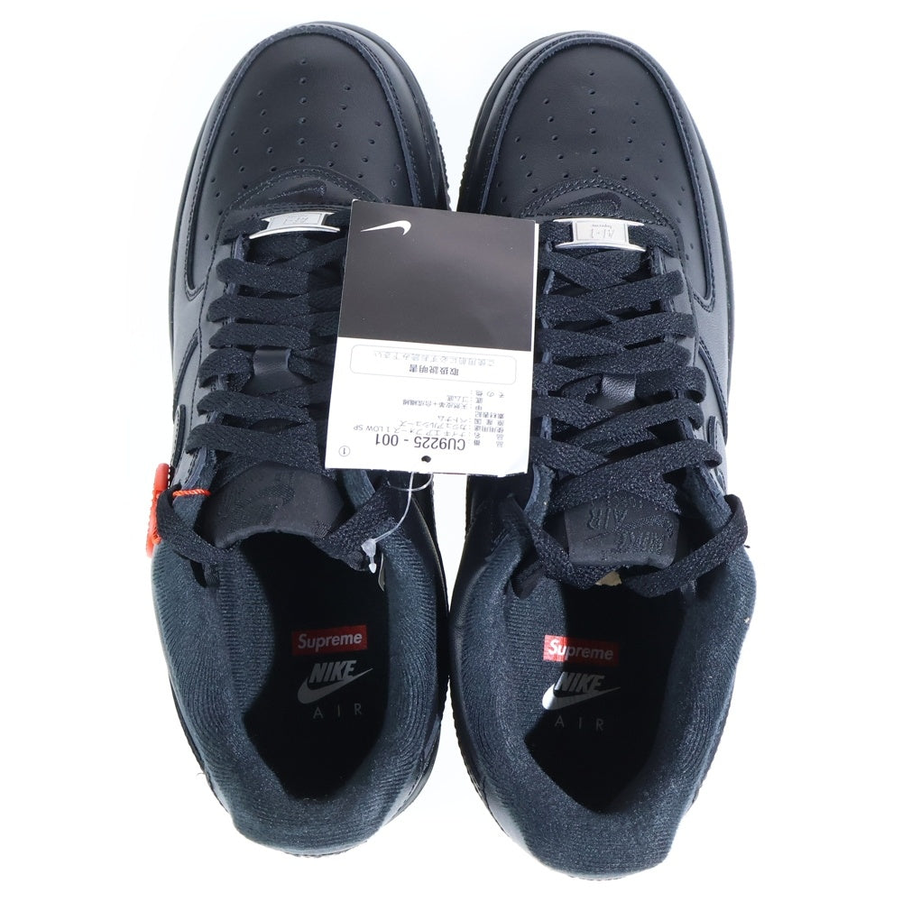 NIKE(ナイキ) ×SUPREME AIR FORCE 1 LOW BLACK シュプリーム エアフォース1 ローカットスニーカー ブラック US8/26cm CU9225-001