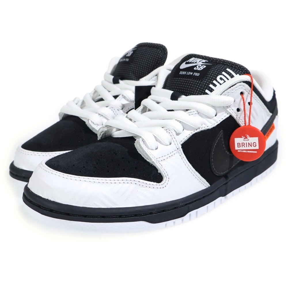 NIKE SB(ナイキエスビー) ×TIGHTBOOTH SB DUNK LOW PRO QS タイトブース SBダンク プロ ローカットスニーカー ブラック/ホワイト US8/26cm FD2629-100