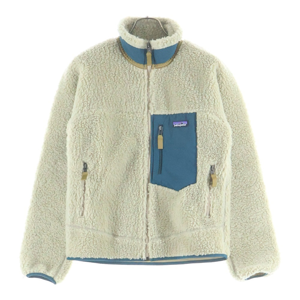 PATAGONIA(パタゴニア) 21AW CLASSIC RETRO-X PELICAN JACKET ポケットロゴ クラシック レトロ ペリカン ジップアップ フリース ジャケット ベージュ 23056
