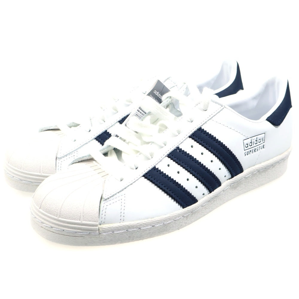 adidas(アディダス) SUPER STAR 80S スーパースター レザーローカットスニーカー ホワイト US8.5/26.5cm EE8778