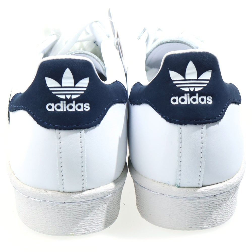 adidas(アディダス) SUPER STAR 80S スーパースター レザーローカットスニーカー ホワイト US8.5/26.5cm EE8778