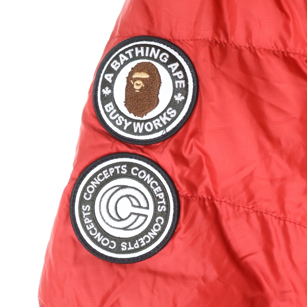 CANADA GOOSE(カナダグース) ×BATHING APE ×CONCEPTS CROFTON SHARK HOODIE コンセプツクロフトン シャーク フーディー ロゴパッチ リバーシブル ジップアップ ダウンジャケット 2227MBC