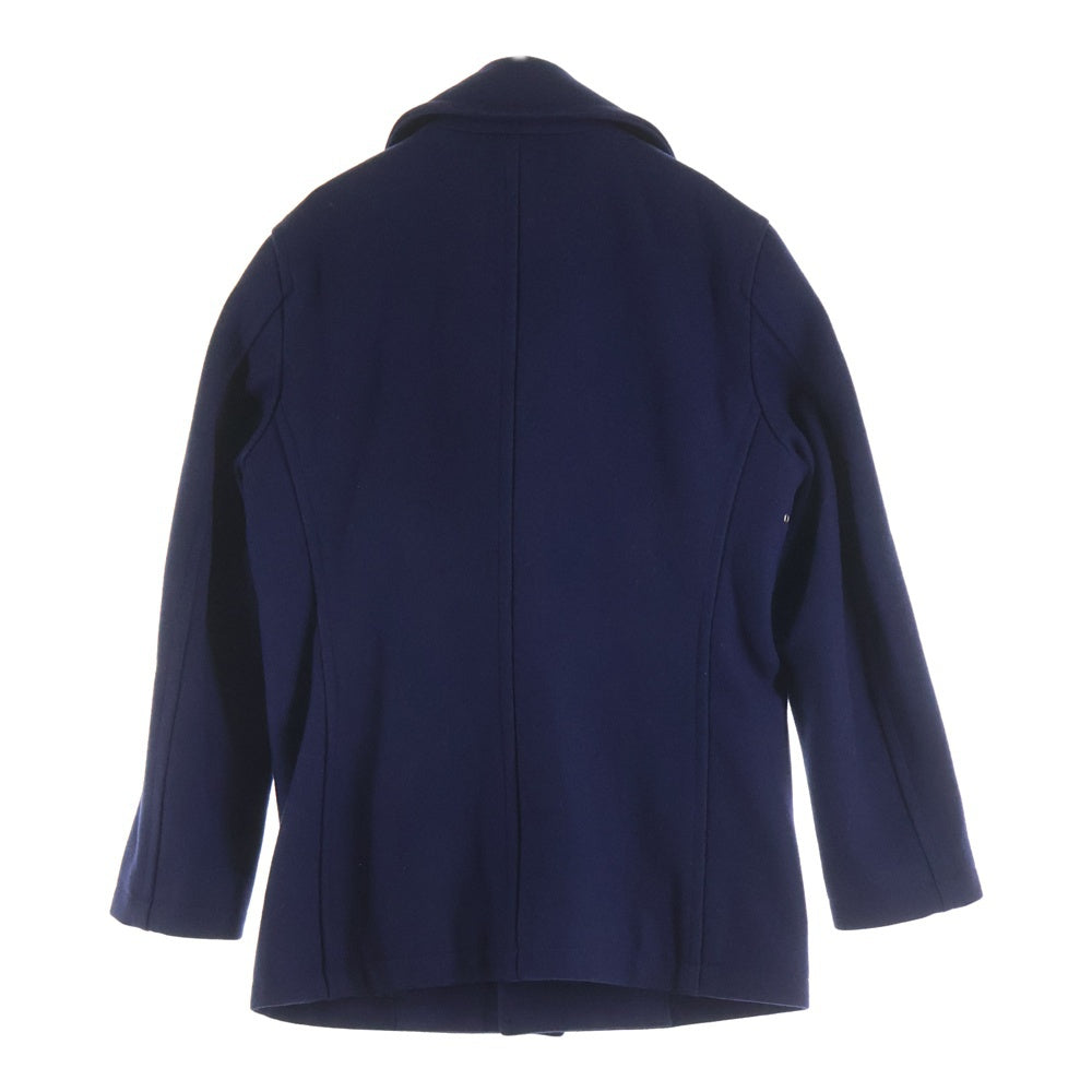 MACKINTOSH PHILOSOPHY(マッキントッシュフィロソフィー) ウール混 パンチング ステンカラーコート ネイビー H1C66-224-27