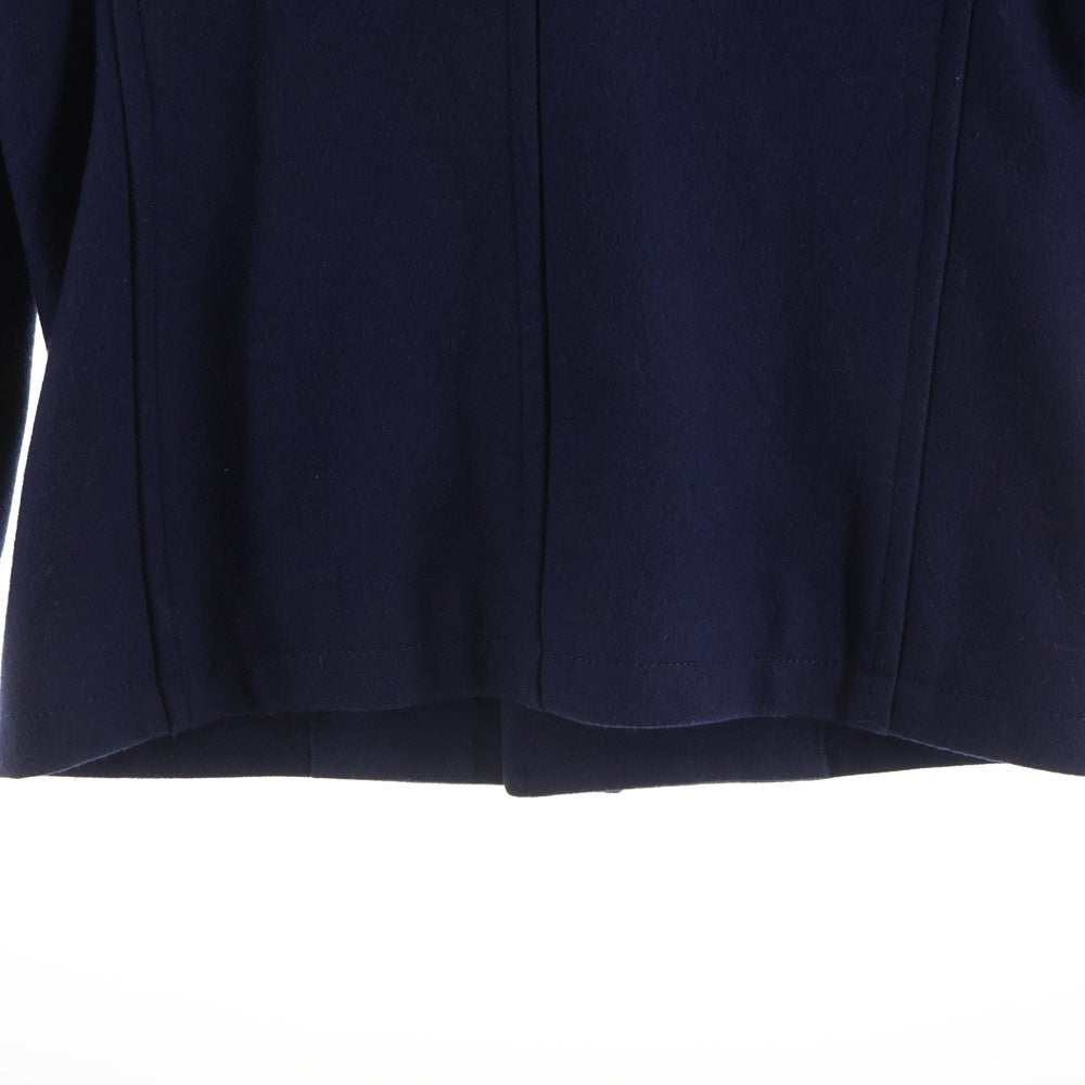 MACKINTOSH PHILOSOPHY(マッキントッシュフィロソフィー) ウール混 パンチング ステンカラーコート ネイビー H1C66-224-27