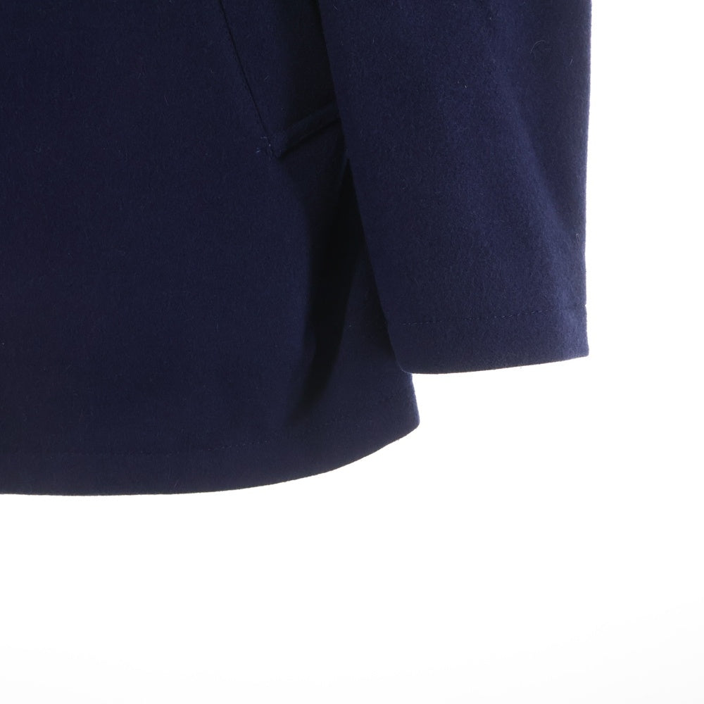 MACKINTOSH PHILOSOPHY(マッキントッシュフィロソフィー) ウール混 パンチング ステンカラーコート ネイビー H1C66-224-27
