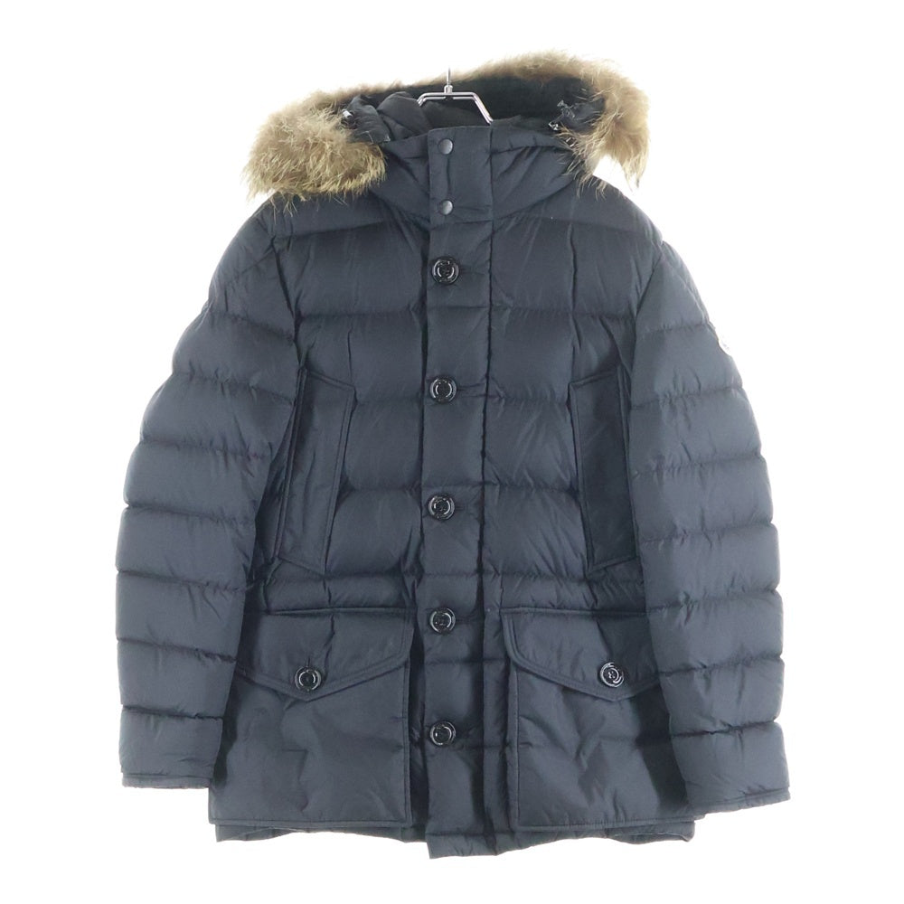 MONCLER(モンクレール) 19AW CLUNY クルーニー ファー フーデッド ジップアップ ダウンコート ジャケット レディース ブラック E20914138025