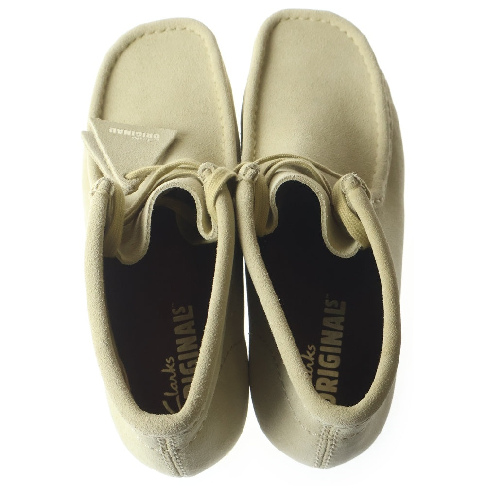 Clarks(クラークス) WALLABEE BOOT ワラビー メイプルスエード クレープソール ブーツ ベージュ 11825