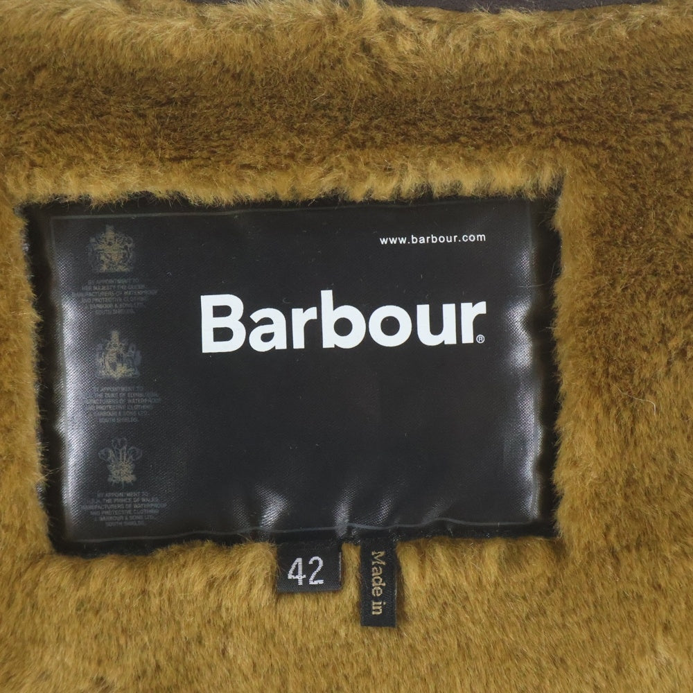 Barbour(バブアー) リバーシブル フェイクファー ライナーベスト ブラウン 2102112