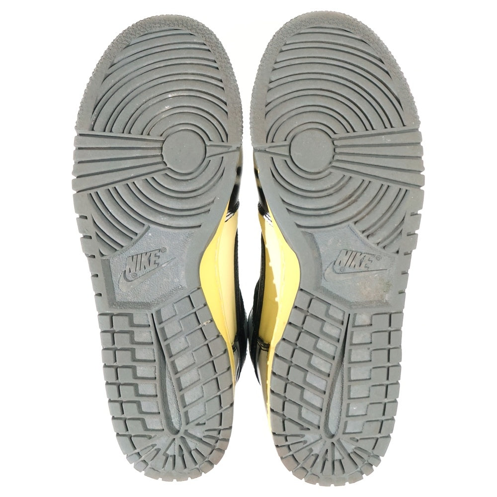 NIKE(ナイキ) DUNK HIGH 1985 SP BLACK ACID WASH ダンクハイ ブラックアシッドウォッシュ ハイカットスニーカー レディース イエロー US6.5/24.5 DD9404-700