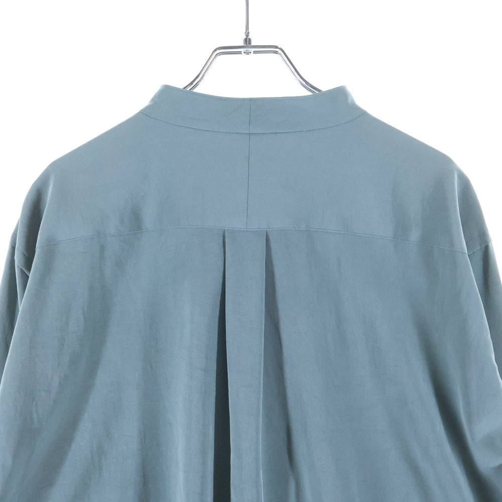 RAINMAKER(レインメーカー) ロゴデザイン ショールカラー 6B 長袖シャツ ブルー RM221-010