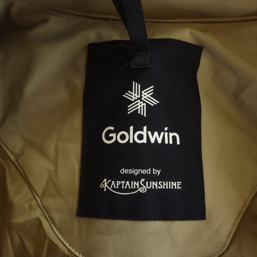 KAPTAIN SUNSHINE(キャプテンサンシャイン) ×GOLDWIN ゴールドウィン 比翼 中わた ナイロンステンカラーコート ベージュ GL21731PK