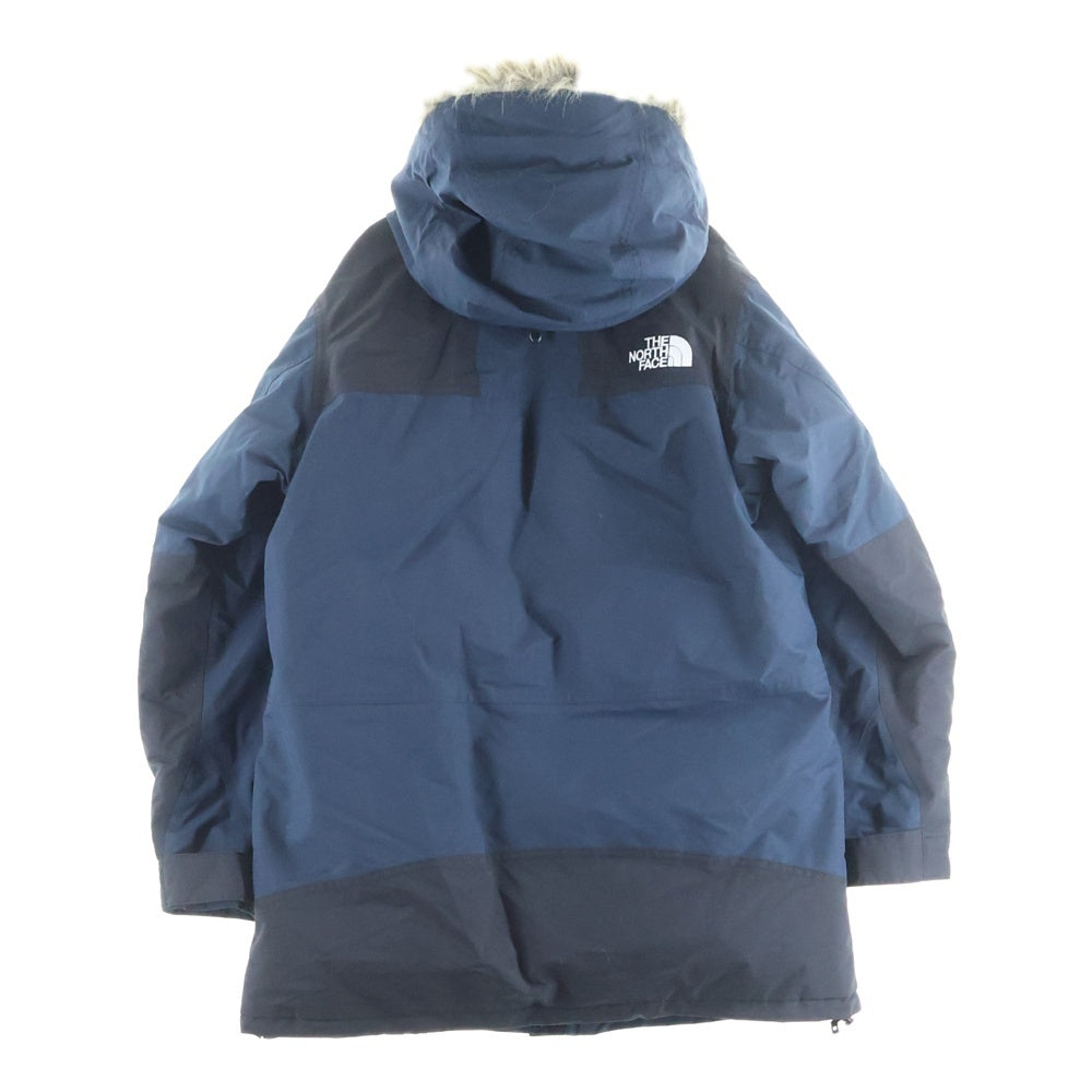 THE NORTH FACE(ザノースフェイス) 24AW MOUNTAIN DOWN COAT ファーフーデッド マウンテン ダウンコート ネイビー NDW92454