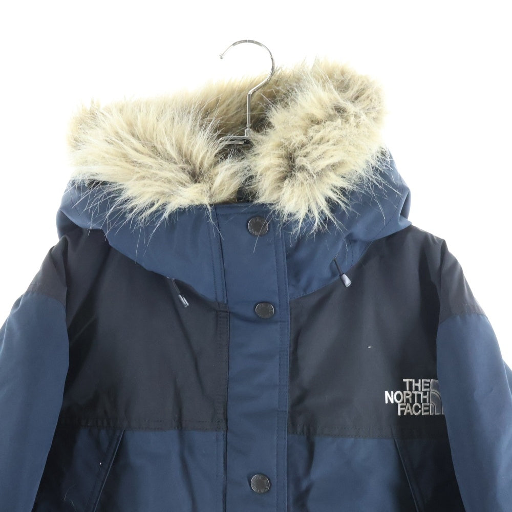 THE NORTH FACE(ザノースフェイス) 24AW MOUNTAIN DOWN COAT ファーフーデッド マウンテン ダウンコート ネイビー NDW92454