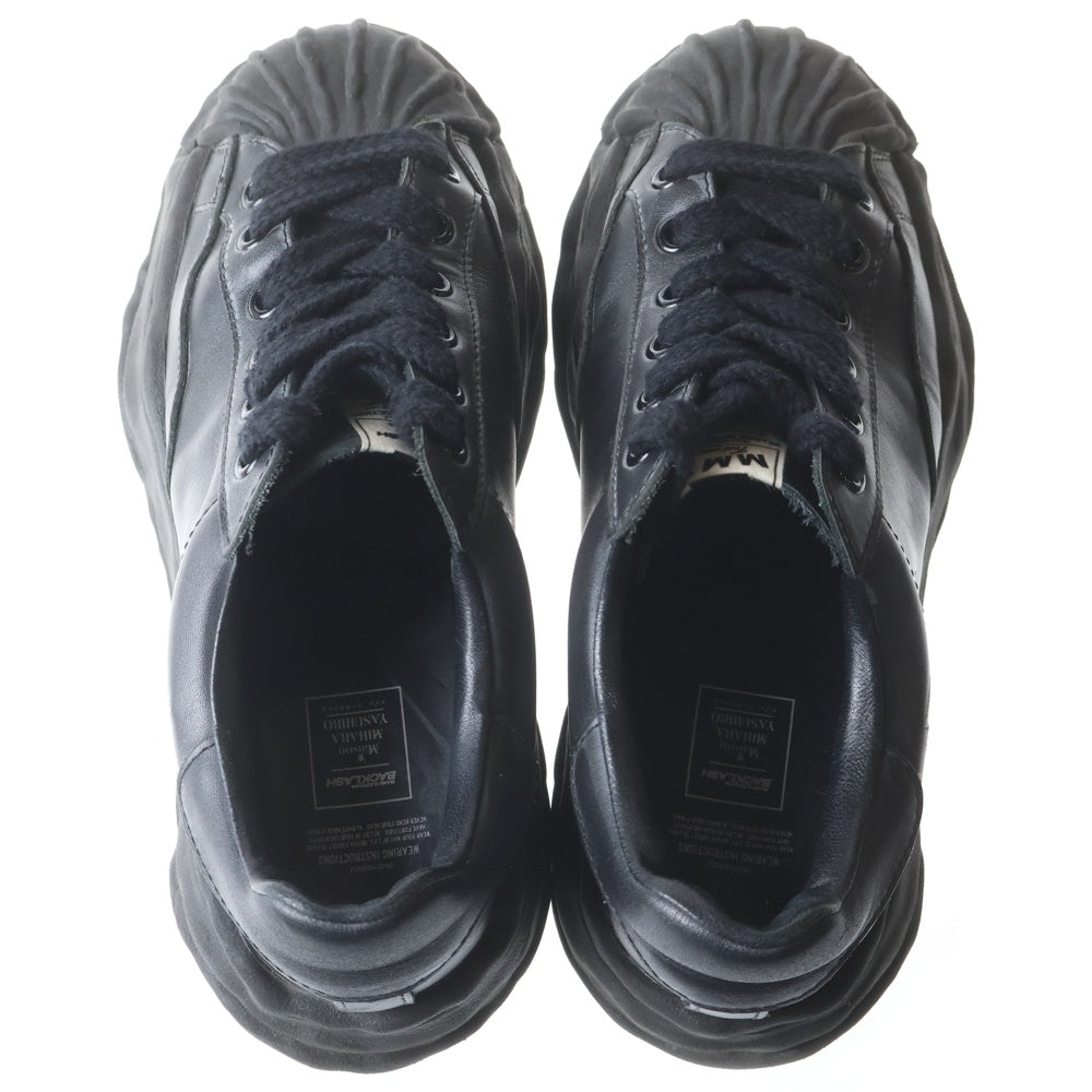 ISAMU KATAYAMA BACKLASH(イサムカタヤマバックラッシュ) ×Maison MIHARA YASUHIRO BLAKEY OG SOLE STEER GARMENT-WAX-FINISH LOW-TOP SNEAKER ローカットスニーカー MY-659-01