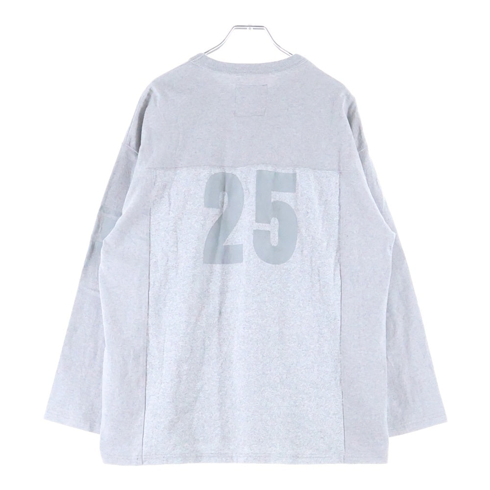 ISAMU KATAYAMA BACKLASH(イサムカタヤマバックラッシュ) 25th ヴィンテージTシャツ リメイク ロングスリーブカットソー グレー BLM-SH-06C