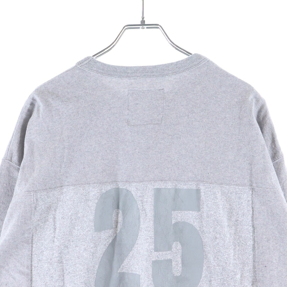 ISAMU KATAYAMA BACKLASH(イサムカタヤマバックラッシュ) 25th ヴィンテージTシャツ リメイク ロングスリーブカットソー グレー BLM-SH-06C
