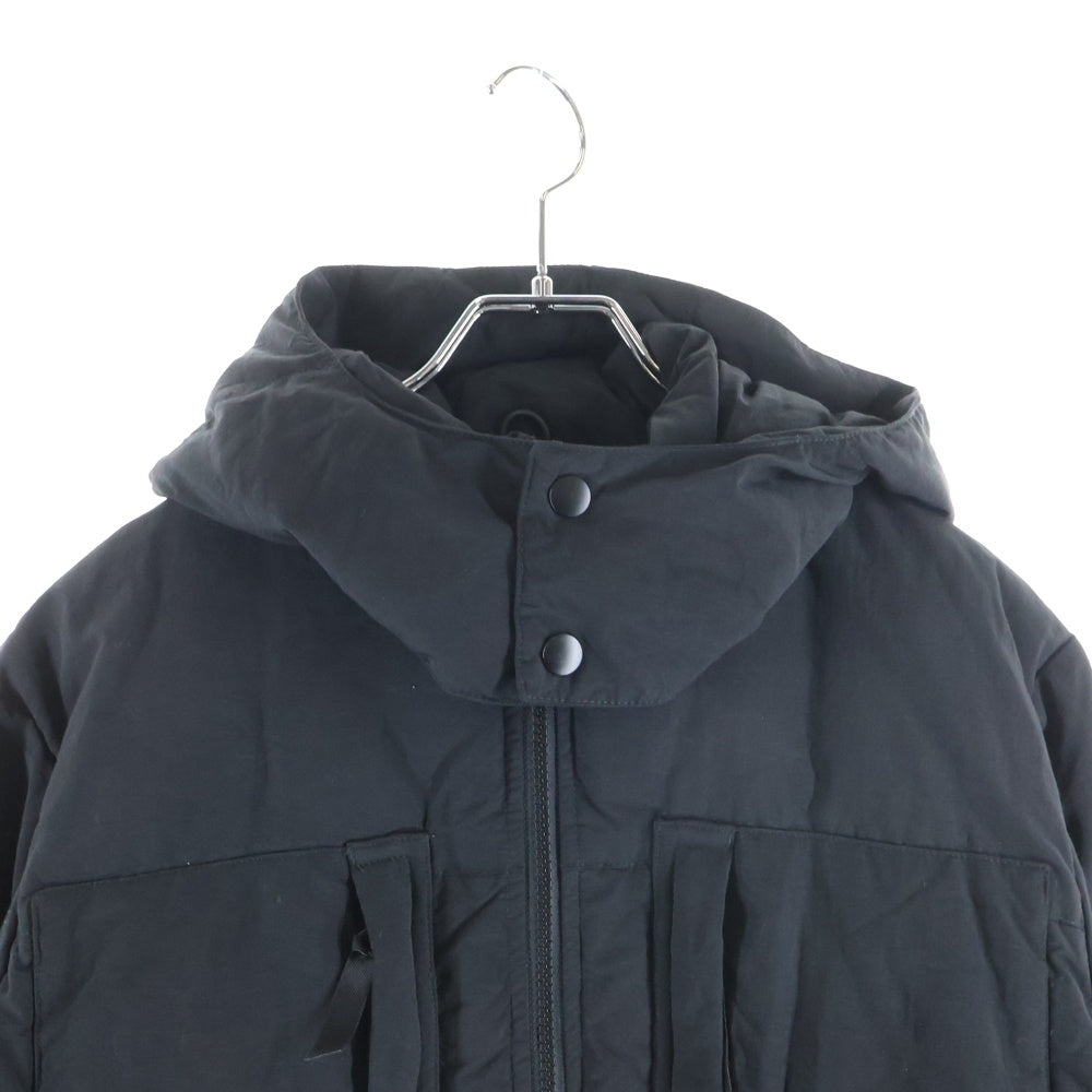X-LARGE(エクストララージ) HOODED FRONT POCKET DOWN JACKET フロントポケット フーデッド ダウンジャケット ブラック 01194502