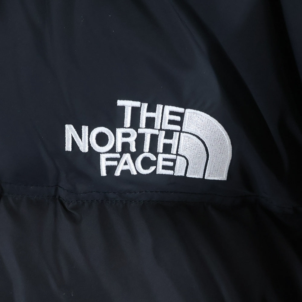 THE NORTH FACE(ザノースフェイス) W96 NUPTSE DIP DYE JACKET ヌプシ ディップダイ グラデーション ジップアップ フーデッド ダウンジャケット レディース ブラック/レッド NF0A84QYOOR