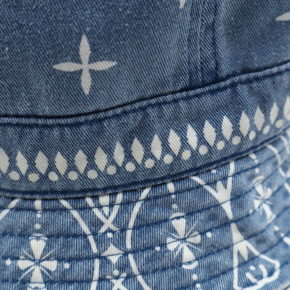 CHALLENGER(チャレンジャー) 20AW デニム バンダナ柄 リバーシブル バケットハット 帽子 バケハ インディゴ