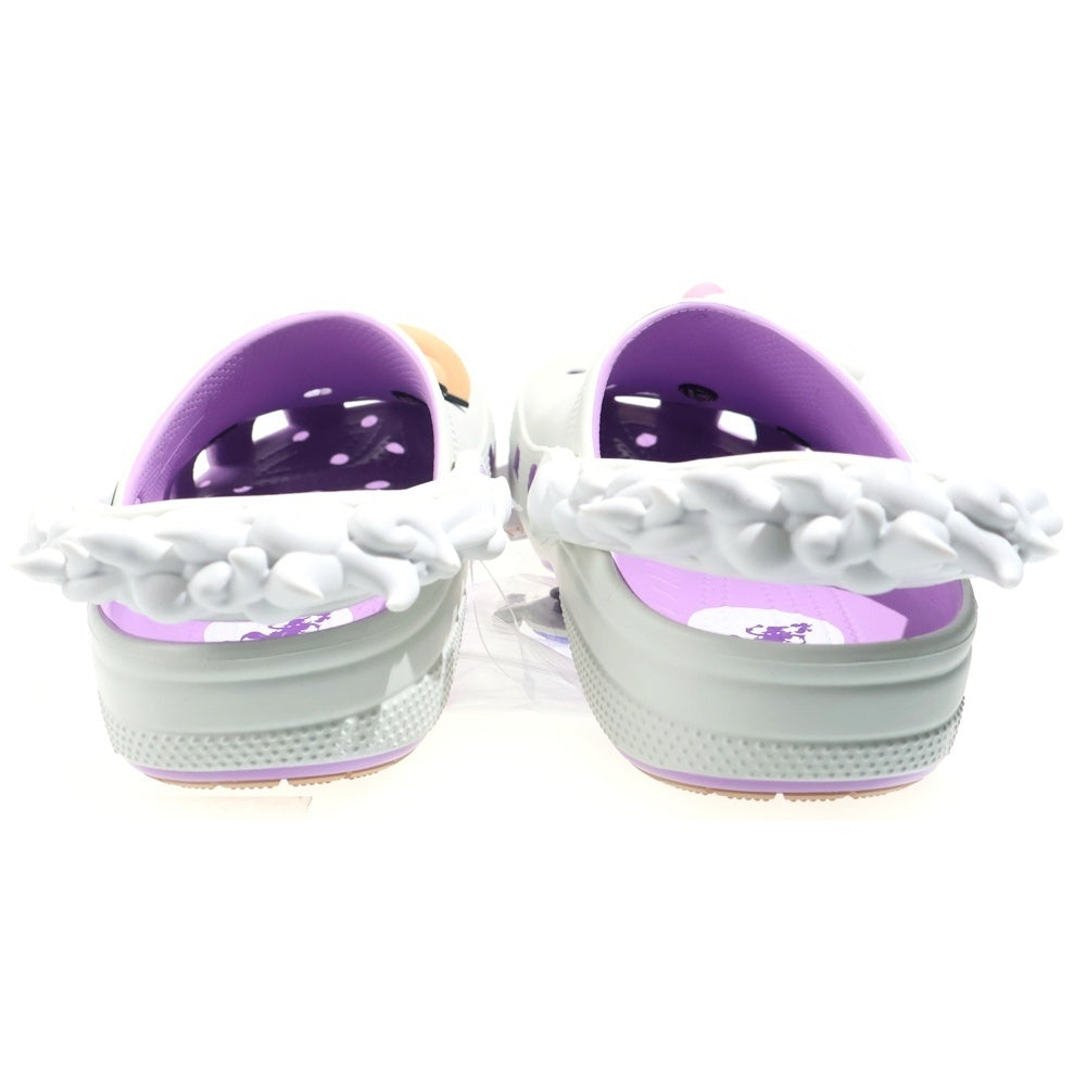 Crocs(クロックス) ×ATMOS GEAR5 CLASSIC RO CLOG ORCHID アトモス ギアファイブ クラシック ラバーアウトソール クロッグ ホワイト/パープル US8/26cm 211181-5pr